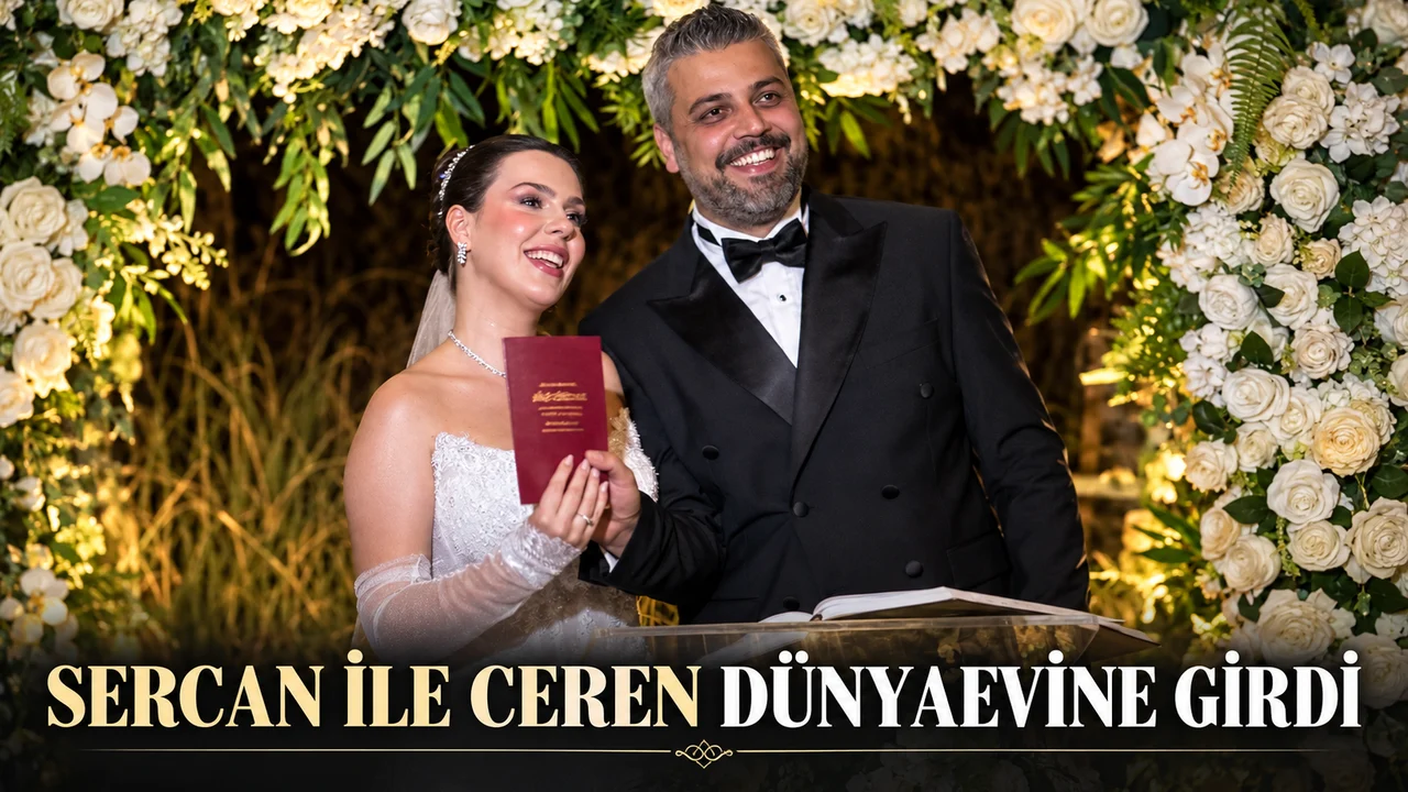 Sercan ile Ceren dünya evine girdi