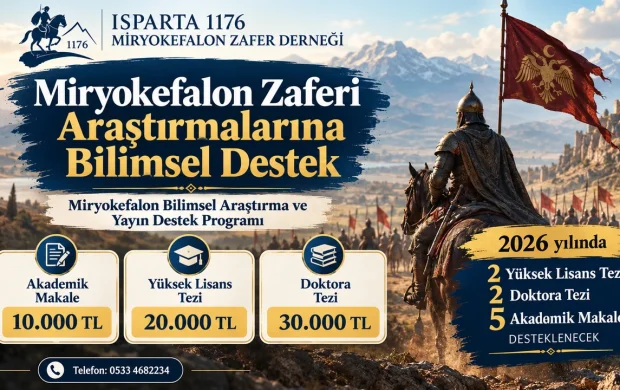 Isparta 1176 Miryokefalon Zafer Derneğinden Araştırmacılara Burs Desteği