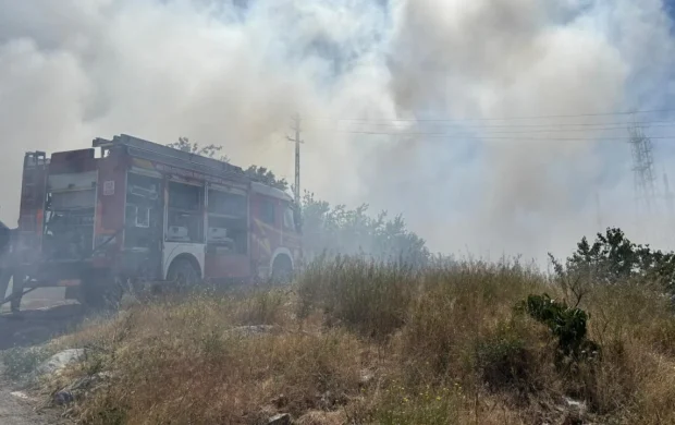 Ankara'da otluk alanda çıkan yangın kontrol altına alındı