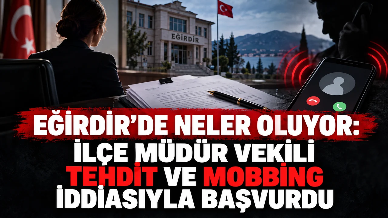 EĞİRDİR GENÇLİK VE SPOR İLÇE MÜDÜR VEKİLİNDEN TEHDİT VE MOBBİNG ŞİKÂYETİ