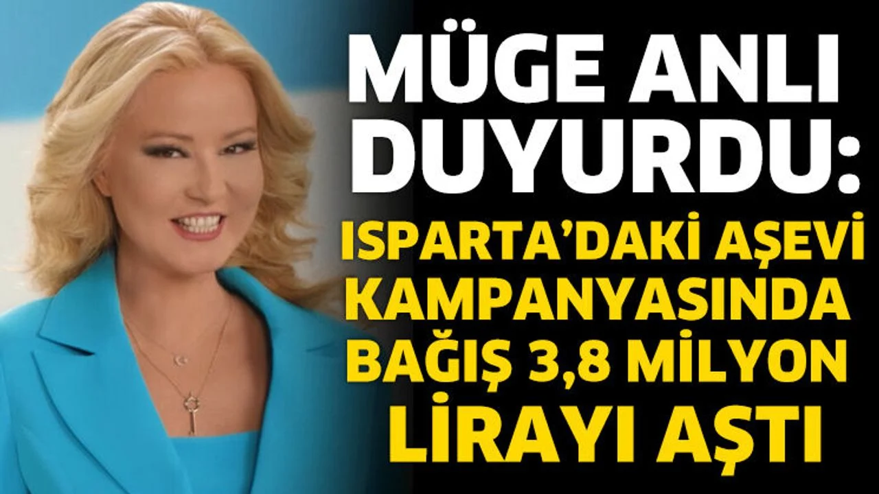 Isparta’daki aşevi kampanyasında bağış 3,8 milyon lirayı aştı