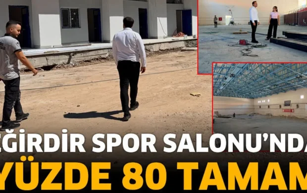 Eğirdir Spor Salonu’nda Yenileme Çalışmalarında Yüzde 80 Tamamlandı