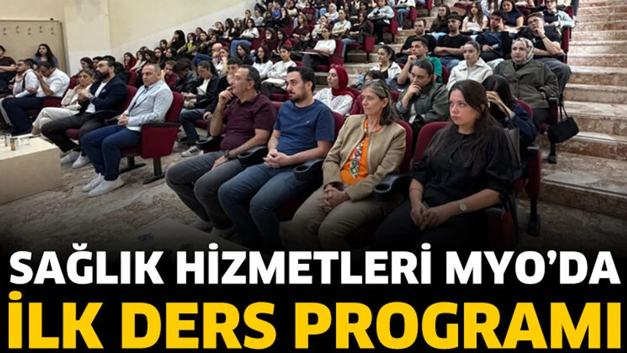 Isparta Sağlık Hizmetleri MYO’da “İlk Ders” Programı