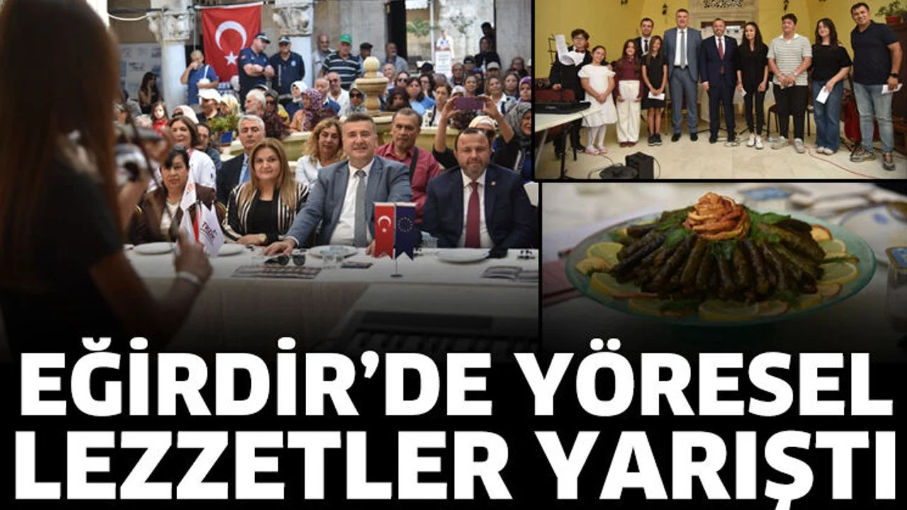Eğirdir'de Yöresel Lezzetler Yarıştı