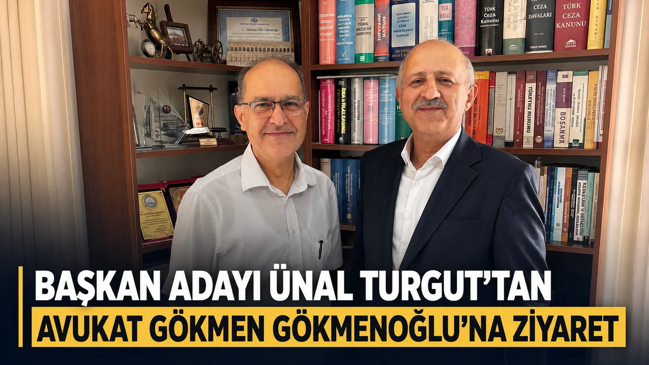 ÜNAL TURGUT’TAN AVUKAT GÖKMEN GÖKMENOĞLU’NA ZİYARET