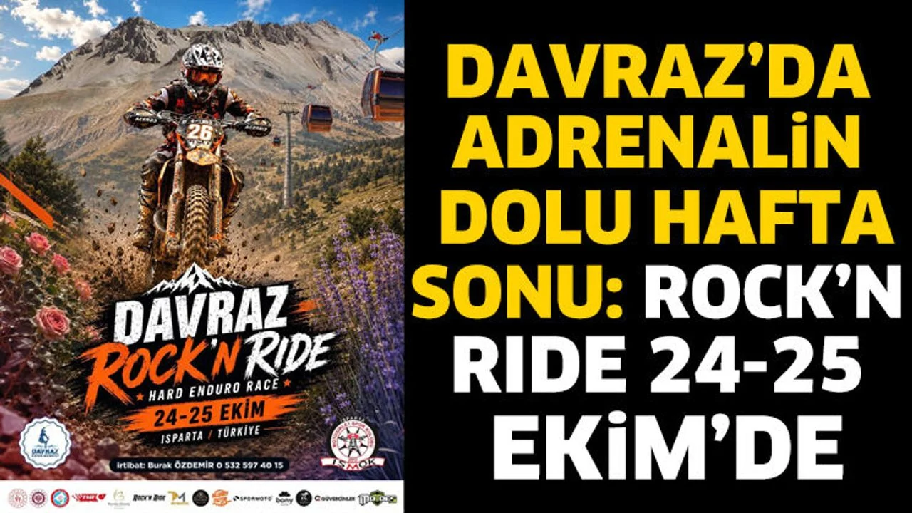 Davraz’da Adrenalin Dolu Hafta Sonu: Rock’n Rıde 24-25 Ekim’de