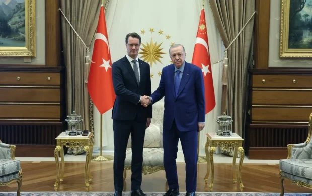 Cumhurbaşkanı Erdoğan, Almanya'nın Kuzey RenVestfalya Eyaleti Başbakanı Wüst'ü kabul etti