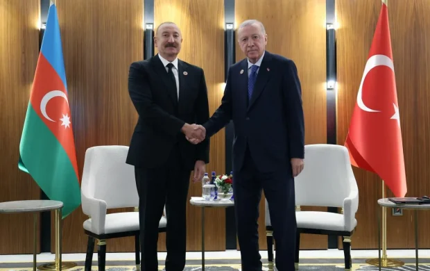 Cumhurbaşkanı Erdoğan Azerbaycan Cumhurbaşkanı Aliyev ile görüştü