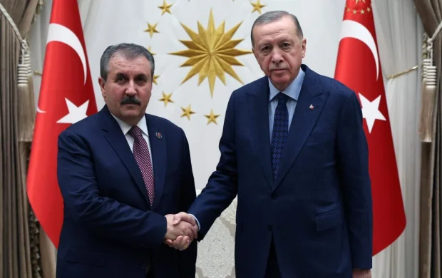 Cumhurbaşkanı Erdoğan, BBP Genel Başkanı Destici'yi kabul etti