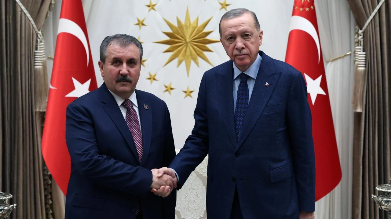 Cumhurbaşkanı Erdoğan, BBP Genel Başkanı Destici'yi kabul etti