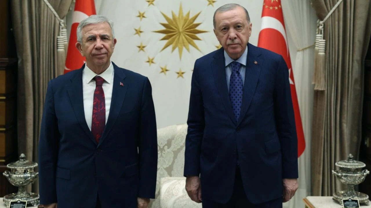 Cumhurbaşkanı Erdoğan ABB Başkanı Mansur Yavaş'ı kabul etti