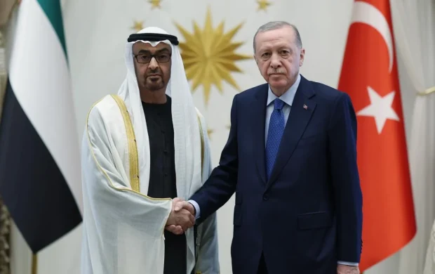 Cumhurbaşkanı Erdoğan, BAE Devlet Başkanı Al Nahyan ile görüştü