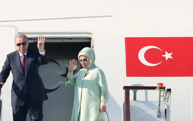 Cumhurbaşkanı Erdoğan Kırgızistan'dan ayrıldı