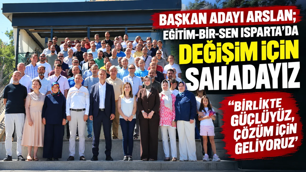 EĞİTİM-BİR-SEN ISPARTA’DA DEĞİŞİM İÇİN SAHADA: “BİRLİKTE GÜÇLÜYÜZ, ÇÖZÜM İÇİN GELİYORUZ!”