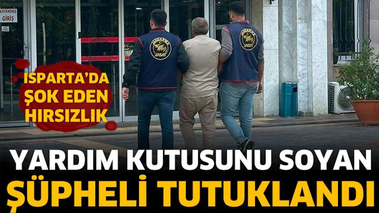 Yardım Kutusunu Soyan Şüpheli Tutuklandı