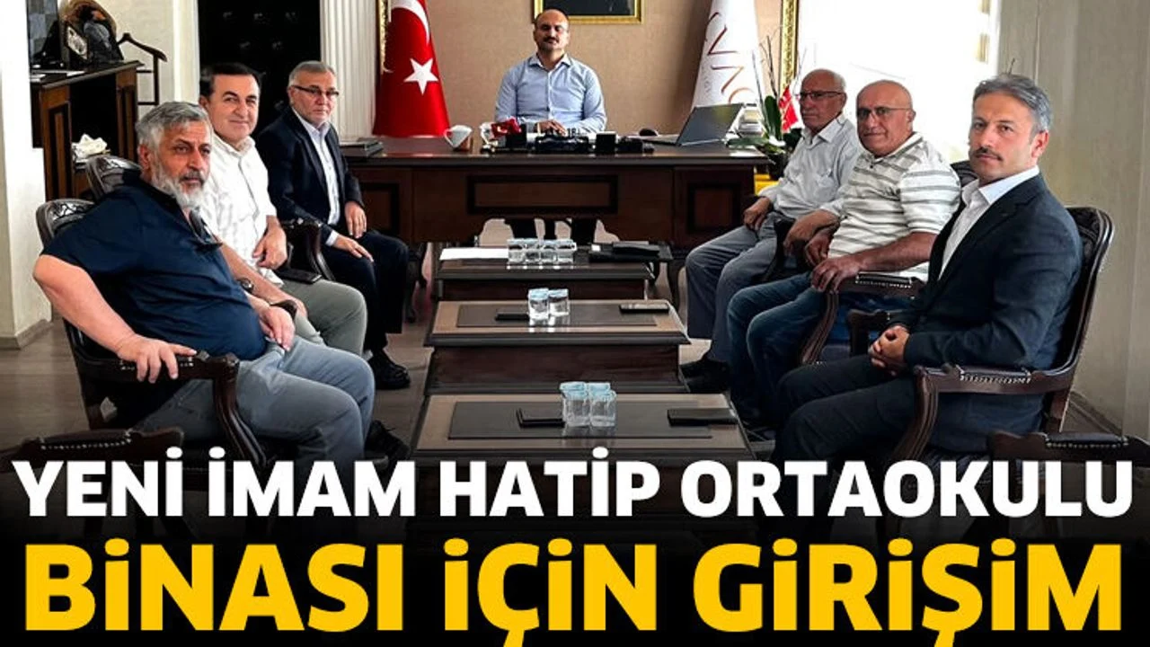 Yeni İmam Hatip Ortaokulu binası için girişim