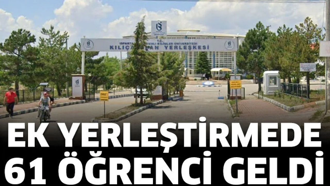 Ek Yerleştirmede 61 Öğrenci Geldi