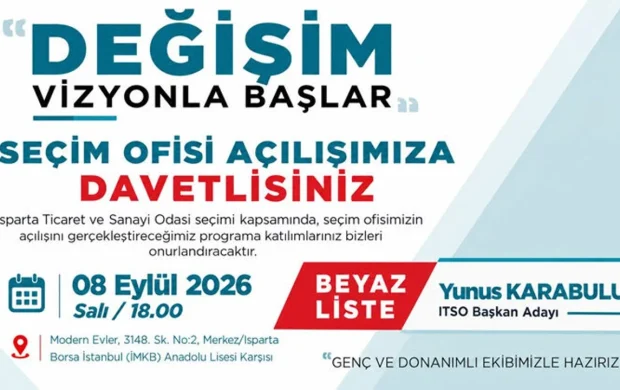 YUNUS KARABULUT’TAN SEÇİM OFİSİ AÇILIŞINA DAVET