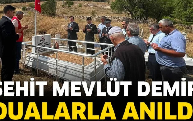 Şehit Mevlüt Demir Dualarla Anıldı