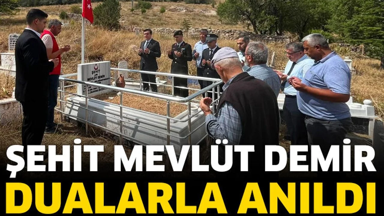 Şehit Mevlüt Demir Dualarla Anıldı