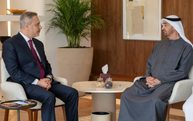 Bakan Fidan, BAE Devlet Başkanı Al Nahyan ile görüştü