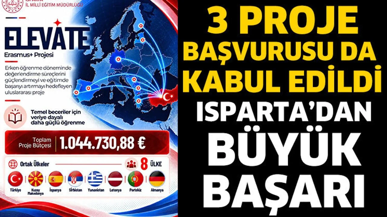 3 proje başvurusu da kabul edildi