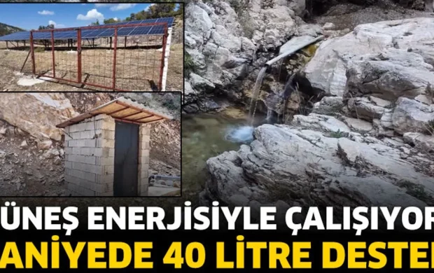 Yeni sondaj içme suyu hattına bağlandı