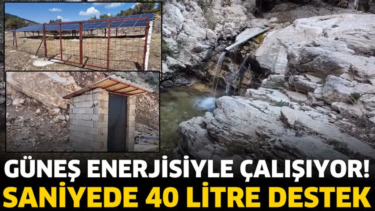 Yeni sondaj içme suyu hattına bağlandı