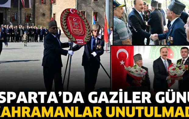 Isparta’da 19 Eylül Gaziler Günü törenle anıldı
