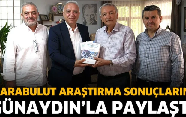 Karabulut araştırma sonuçlarını Günaydın’la paylaştı