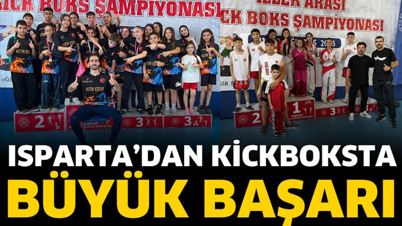 Isparta’dan kickboksta büyük başarı
