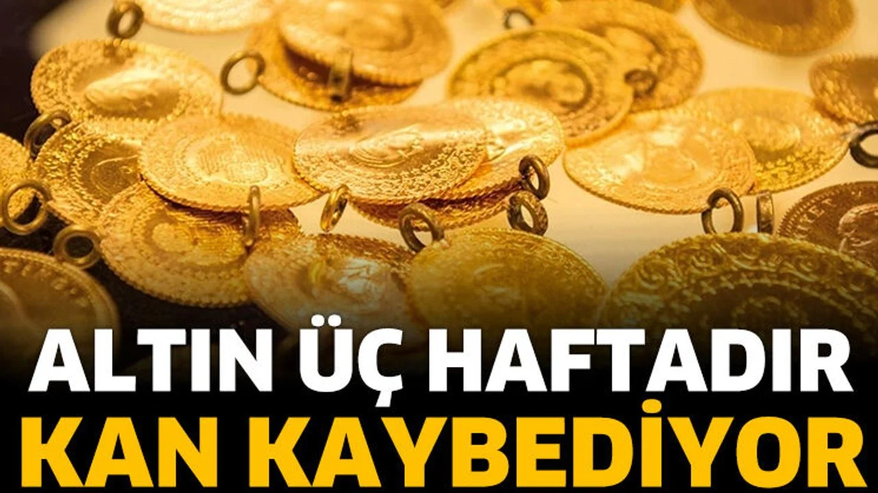 Altın üç haftadır kan kaybediyor