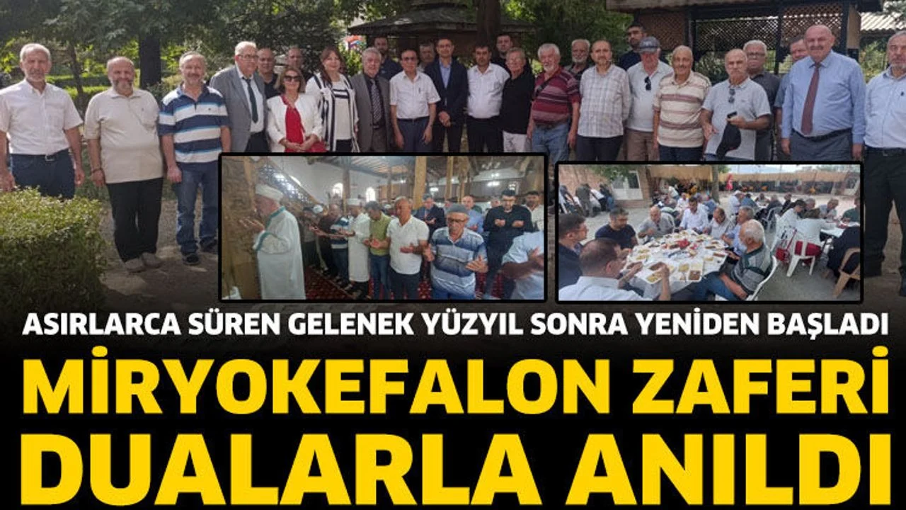 MİRYOKEFALON ZAFERİ DUALARLA ANILDI