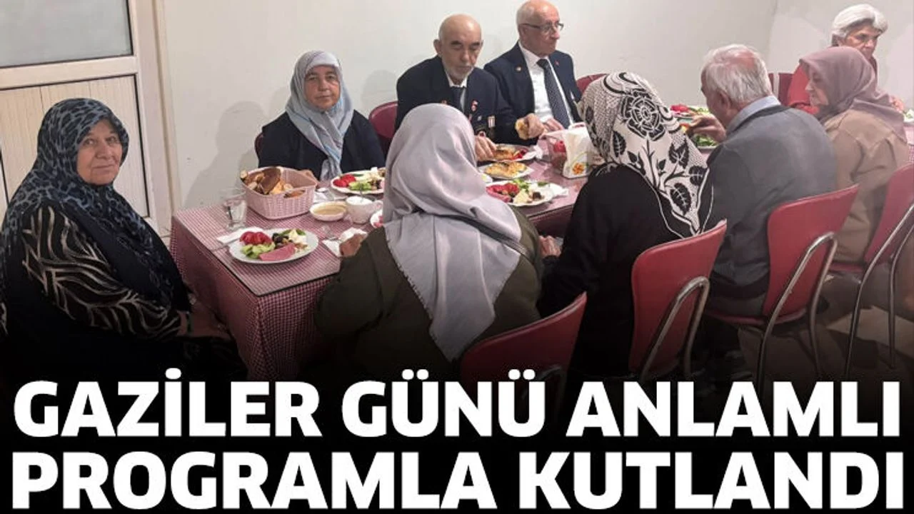 Gaziler Günü anlamlı programla kutlandı