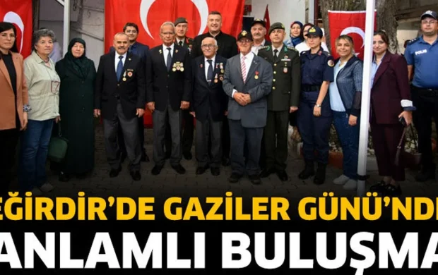 Eğirdir’de Gaziler Günü’nde anlamlı buluşma