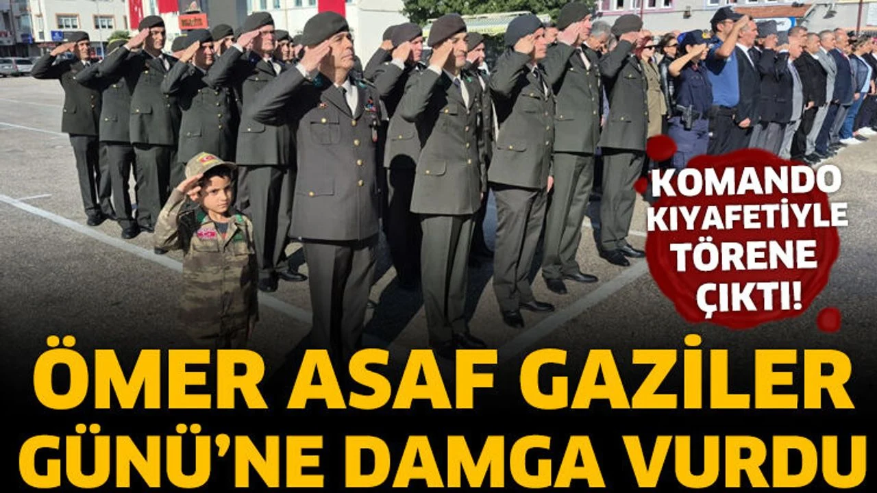 Ömer Asaf Gaziler Günü’ne damga vurdu