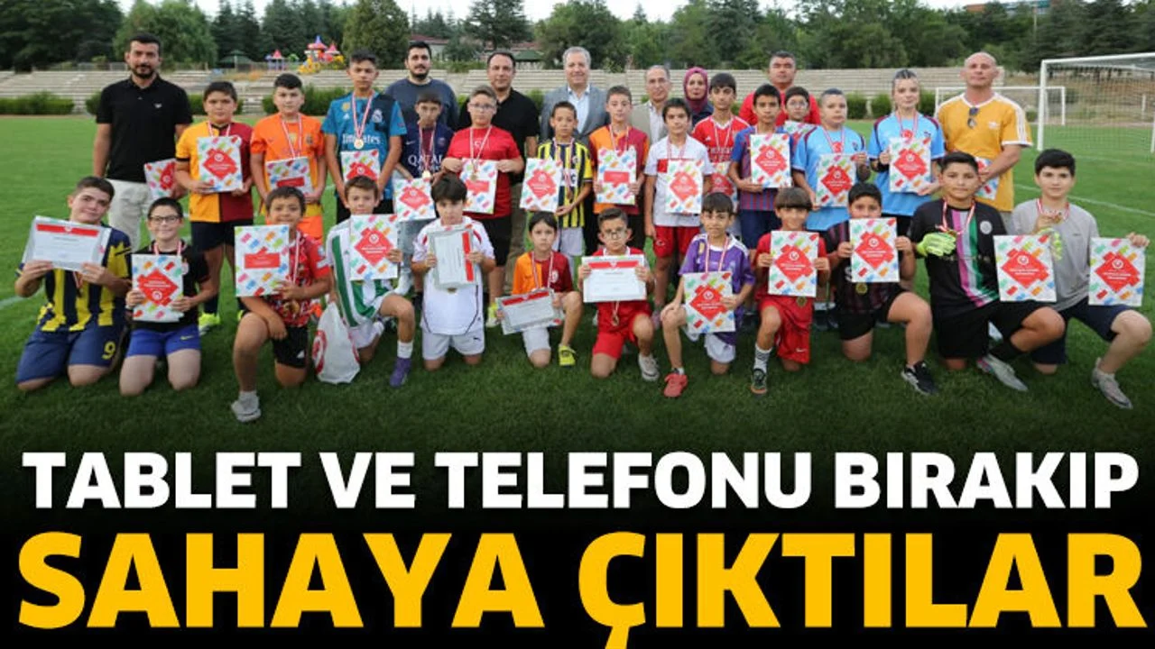 ‘Sanalı Bırak! Saha Seni Bekliyor!’ projesi tamamlandı
