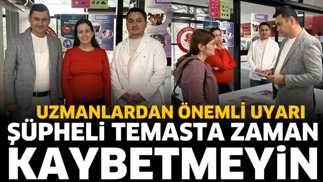 Şüpheli Temasta Zaman Kaybetmeyin