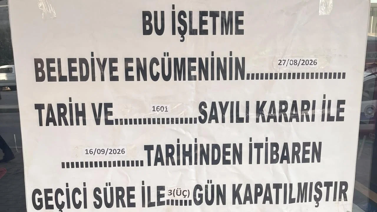Tarihi geçmiş ürün satan market mühürlendi