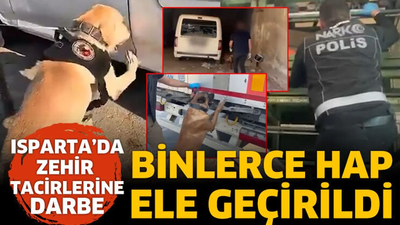 Isparta'da zehir tacirlerine darbe!