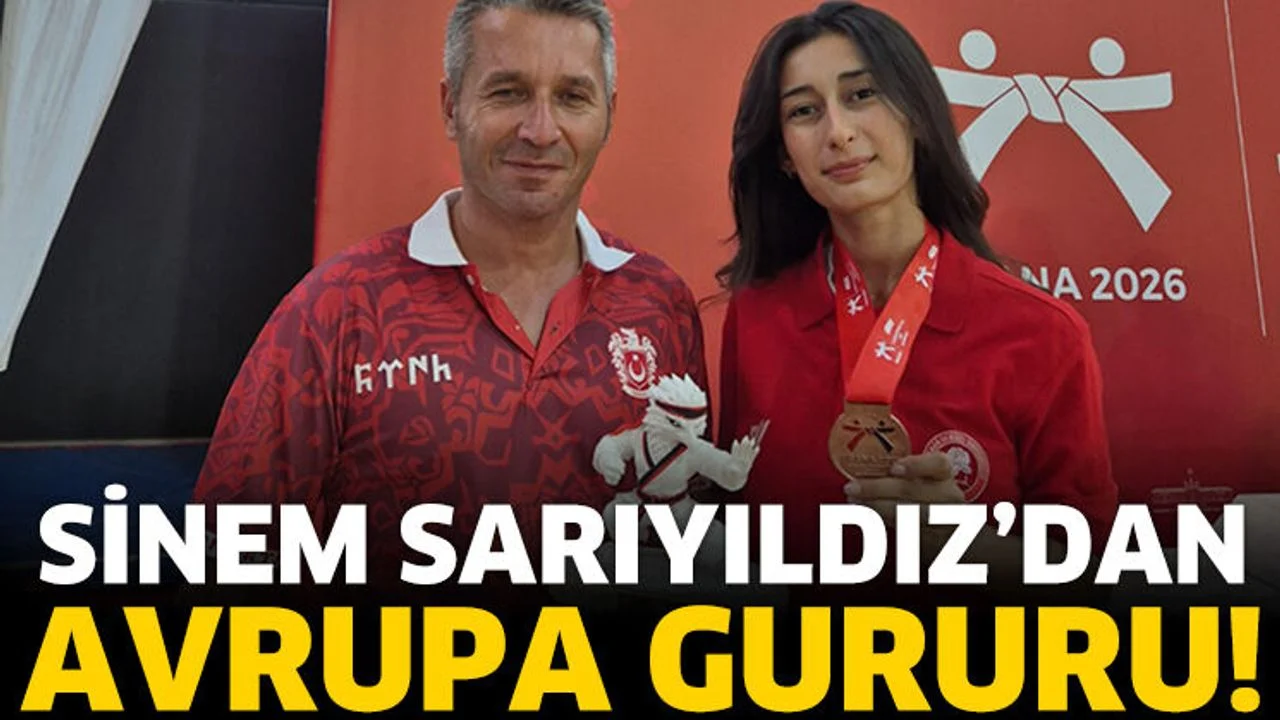 Sinem Sarıyıldız’dan Avrupa gururu!