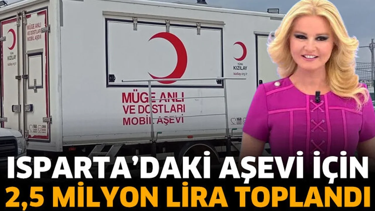 Isparta’daki aşevi için 2,5 milyon lira toplandı