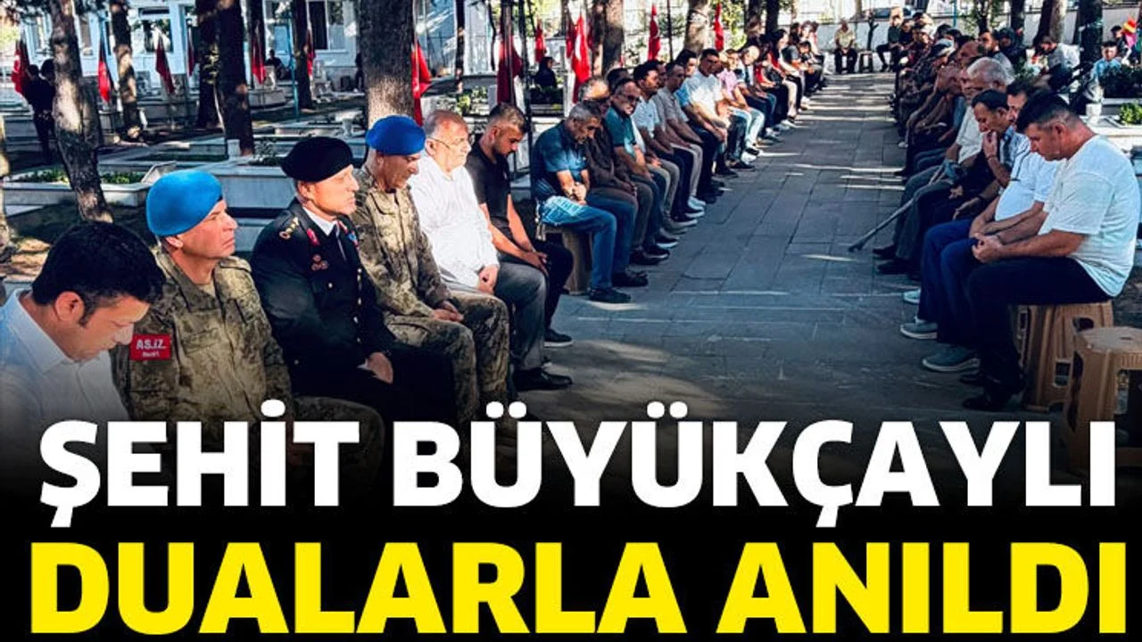 Şehit Orhan Burak Büyükçaylı, unutulmadı