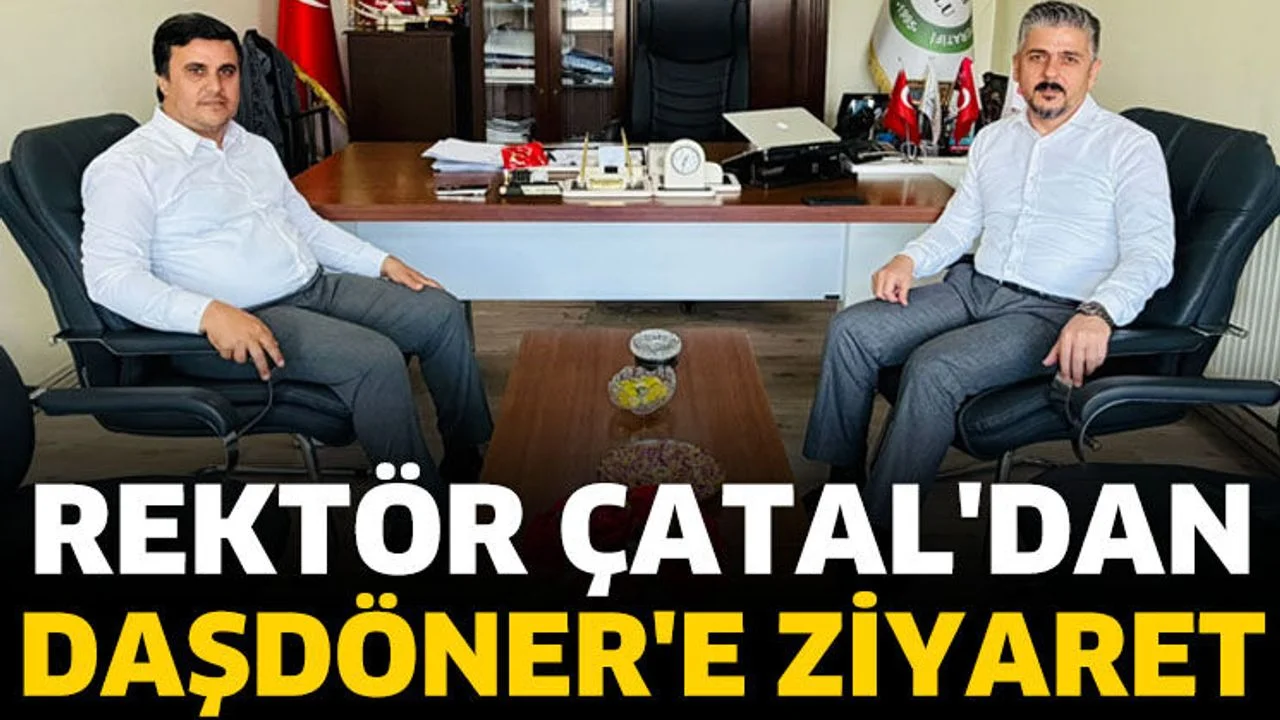 Rektör Çatal'dan Halk Otobüsleri Kooperatifine Ziyaret