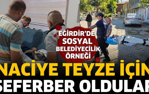 Eğirdir’de sosyal belediyecilik örneği