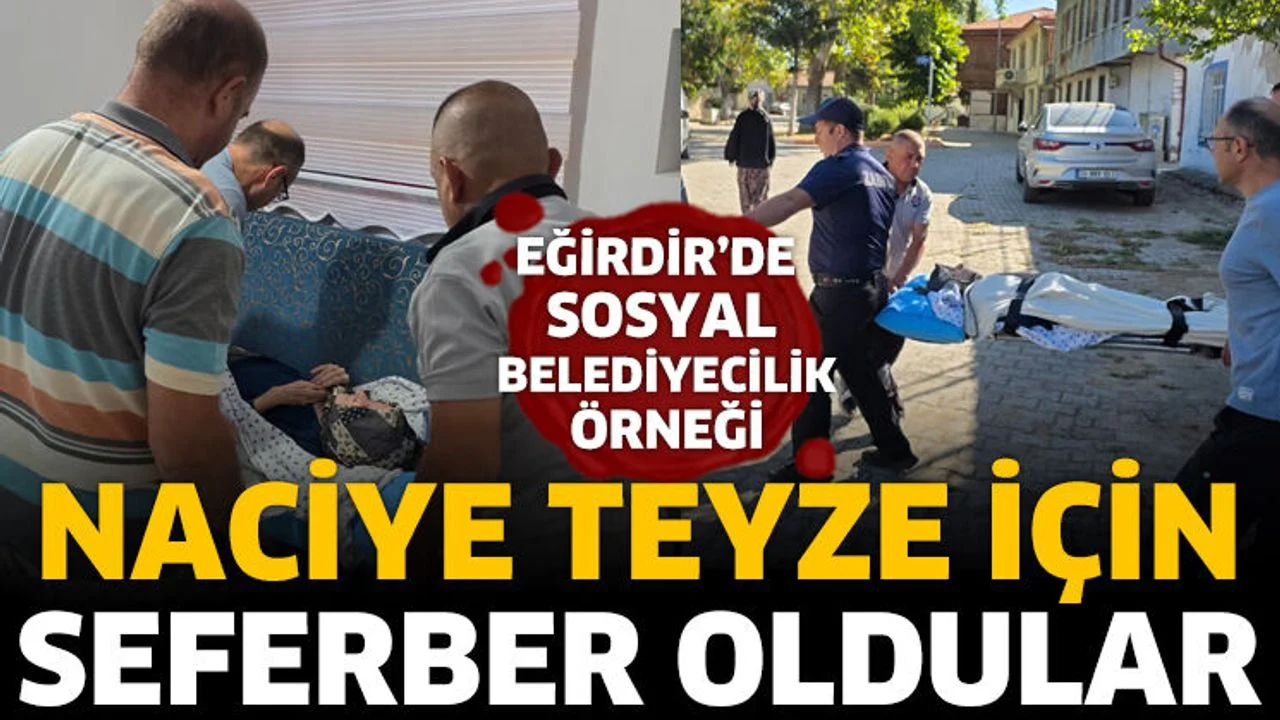Eğirdir’de sosyal belediyecilik örneği