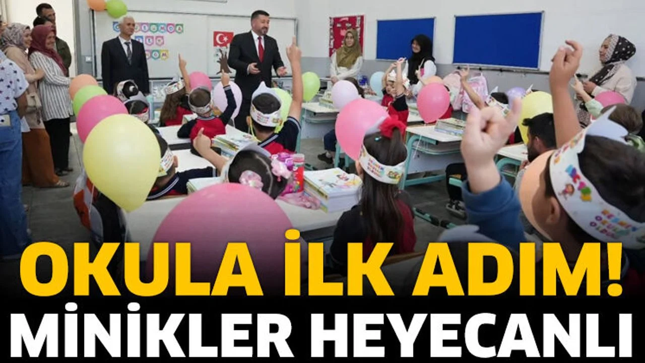 Isparta’da miniklerin okul heyecanı!