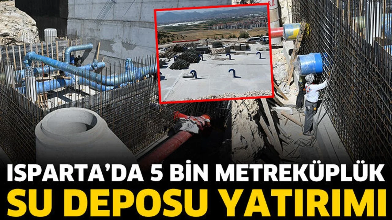 Çünür’e 5 bin metreküplük içme suyu deposu yapılıyor