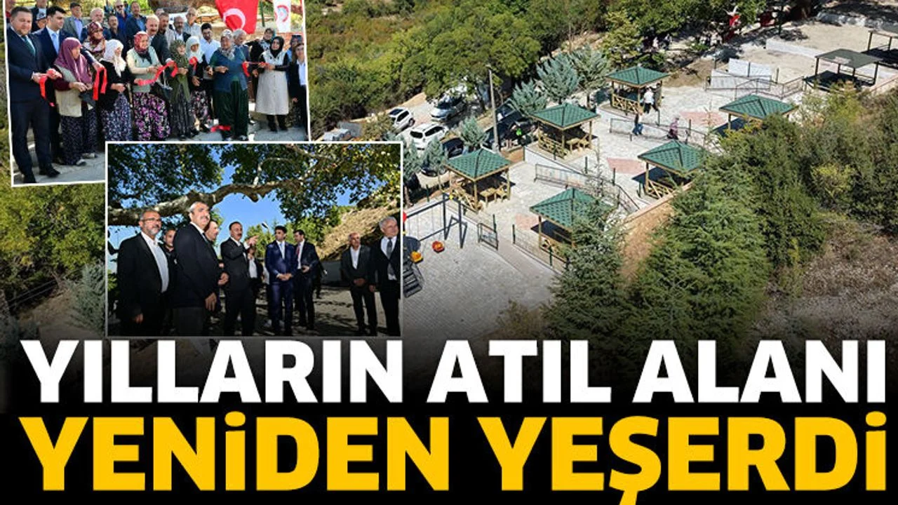 Yılların atıl alanı yeniden yeşerdi