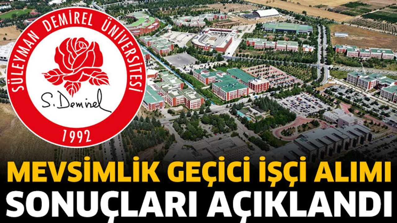 Mevsimlik Geçici İşçi Alımı Sonuçları Açıklandı